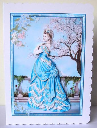 Victorian Lady Country Walk by Margaret McCartney