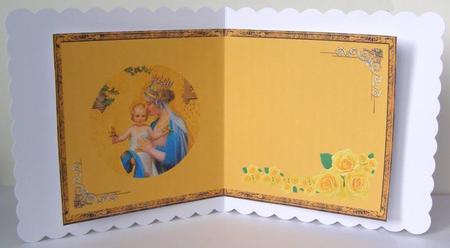 Precious Love Mary and Jesus Blank Insert by Margaret McCartney