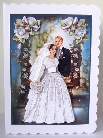 Porcelain Roses Wedding Day by Margaret McCartney
