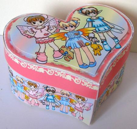 Heart Shaped Box - Fairy Friends by Margaret McCartney