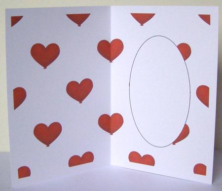 Heart Balloon Red Insert by Margaret McCartney