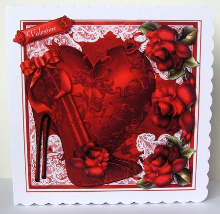 The Romance the Shoe Card Front Kit by Margaret McCartney
