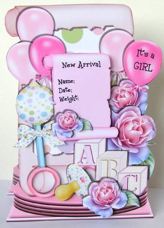 No Greater Gift - Scroll - Baby Pink by Margaret McCartney