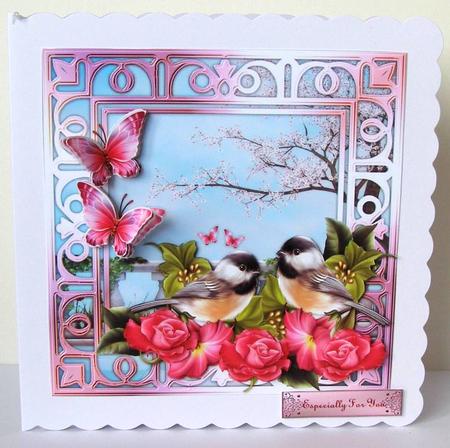 Precious Roses & Birds 3 by Margaret McCartney