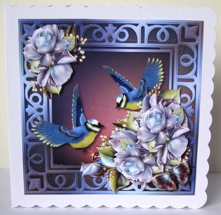 Precious Birds & Roses 2 by Margaret McCartney