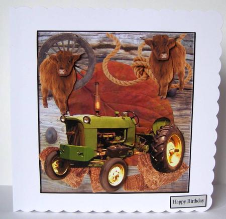 Fall on the Farm Card Topper & Decoupage by Margaret McCartney