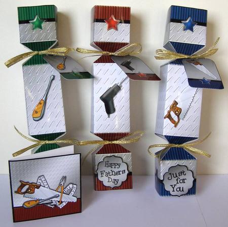 3D DIY Tools Cracker Gift Favour Boxes by Margaret McCartney