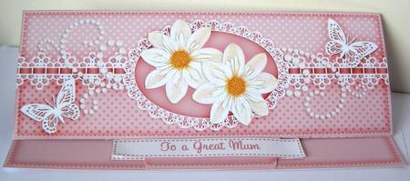 Large Dl Pretty Floral a Touch of Elegance Easel Kit by Margaret McCartney