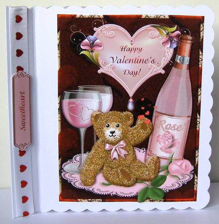 Pawful of Hearts Teddy Bear by Margaret McCartney