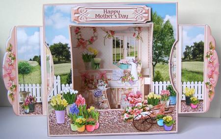 3D Room with a View Kit - the Flower Shop by Margaret McCartney