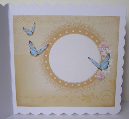 Heavenly Protection Decoupage Card Insert by Margaret McCartney