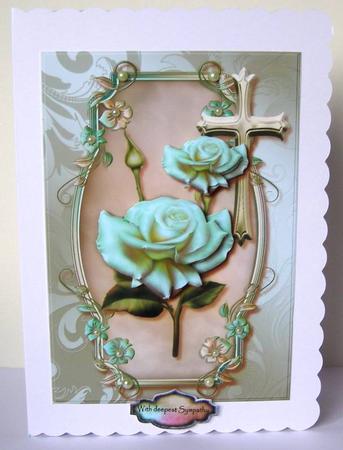Gorgeous Roses 2 Sympathy by Margaret McCartney