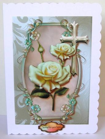 Gorgeous Roses 3 Sympathy by Margaret McCartney