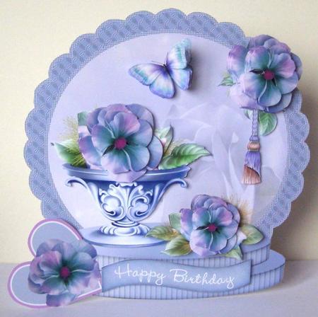 Lilac Flowers Mini Kit by Margaret McCartney