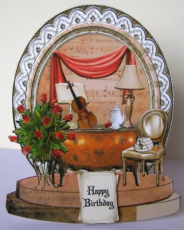 Concerto Pedestal Card Kit by Margaret McCartney