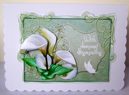 White Lilies - Sympathy by Margaret McCartney