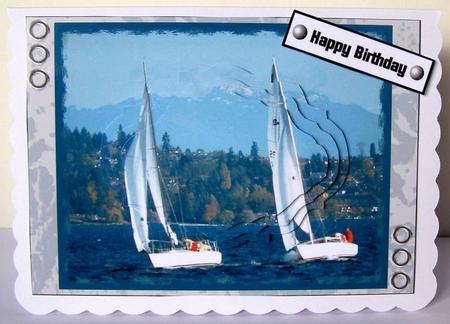Yacht Race Pyramid by Margaret McCartney