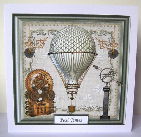 Steampunk Hot Air Ballon Topper 1 by Margaret McCartney