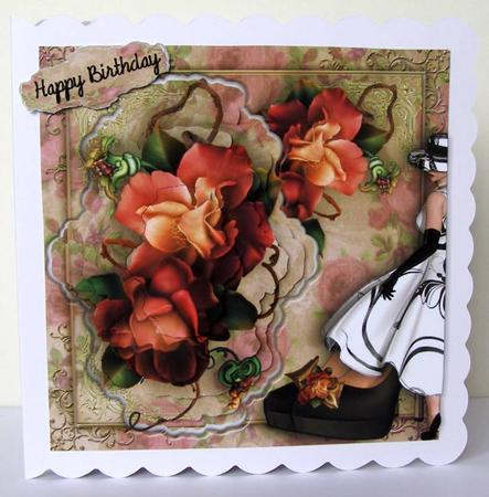 Bindi Shine Female Card by Margaret McCartney