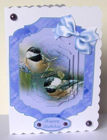 Bird Card Front (10) by Margaret McCartney