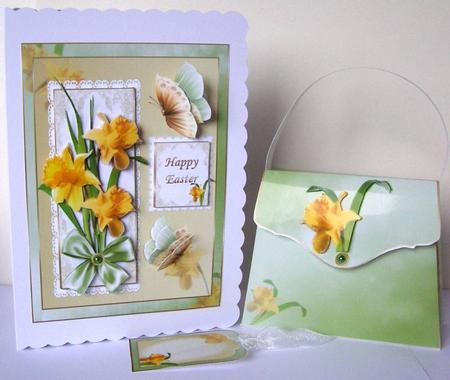 Daffodils and Butterflies Mini Kit by Margaret McCartney