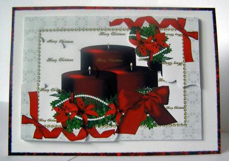 Christmas Candles by Margaret McCartney