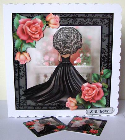 The Downton Rose & Parasol Mini Kit by Margaret McCartney