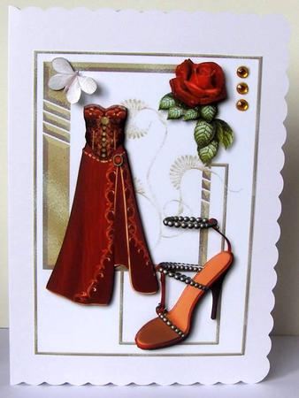 Magic Rose Card Topper 1 by Margaret McCartney