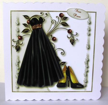 Midnight Magic Card Topper 3 by Margaret McCartney
