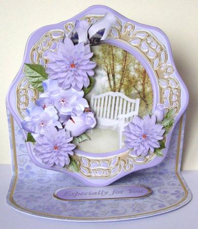 Day in the Park Octagon Frame Easel Card Mini Kit by Margaret McCartney