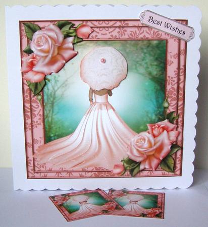 Pretty Pink Parasol Mini Kit by Margaret McCartney