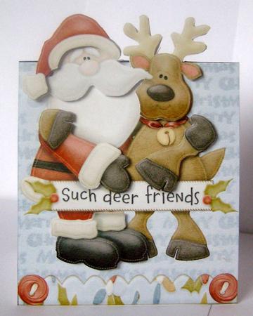 Santa and His Deer Mate by Margaret McCartney