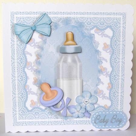 Baby Boy Bottle & Dummy 8x8 Mini Kit by Margaret McCartney