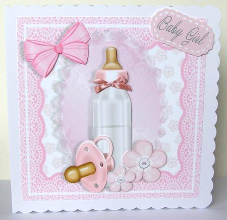 Baby Girl Bottle & Dummy 8x8 Mini Kit by Margaret McCartney