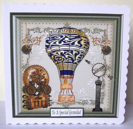 Steampunk Hot Air Balloon Topper 4 by Margaret McCartney