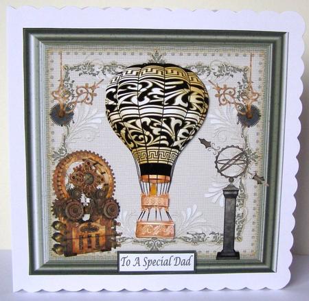 Steampunk Hot Air Balloon Topper 1 by Margaret McCartney