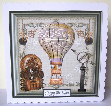 Steampunk Hot Air Balloon Topper 2 by Margaret McCartney
