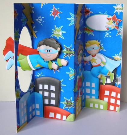Super Kid Passing Through Aperture Card Kit by Margaret McCartney