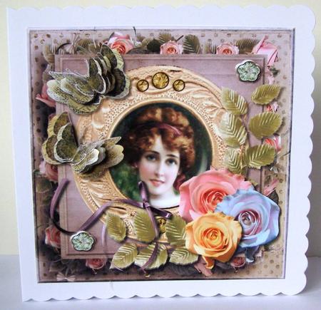 Vintage Lady Topper by Margaret McCartney