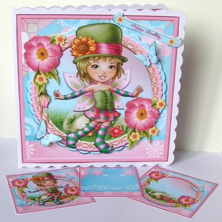 Lovely Girl in the Garden Card Kit by Margaret McCartney