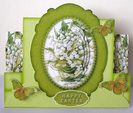 Stepper Card Lily of the Valley 218 by Margaret McCartney