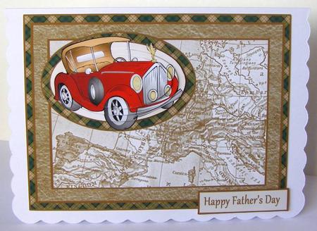 Friendly Red Car by Margaret McCartney