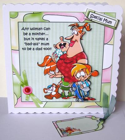 8x8 Bad-ass Mum Mini Kit by Margaret McCartney