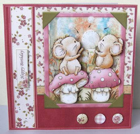 Mke a Wish Mice 8x8 Mini Kit & Decoupage by Margaret McCartney