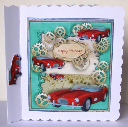 Road Trip Male Card by Margaret McCartney