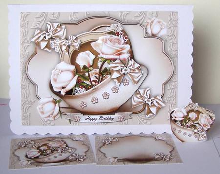Beautiful Cream Roses by Margaret McCartney