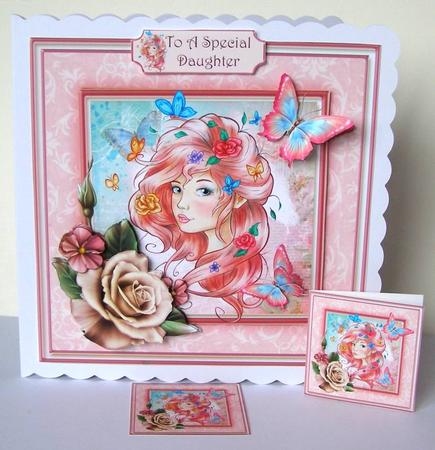 Roses & Butterflies Mini Kit by Margaret McCartney