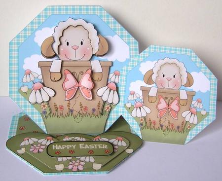 Little Lamb Mini Easel Kit - Easter and Birthday by Margaret McCartney