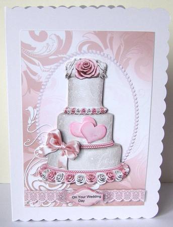 Wedding Cake in Pink by Margaret McCartney