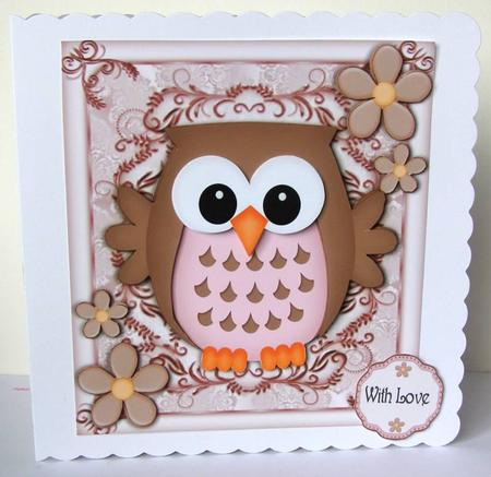 Gorgeous Brown Owl 8x8 Mini Kit by Margaret McCartney